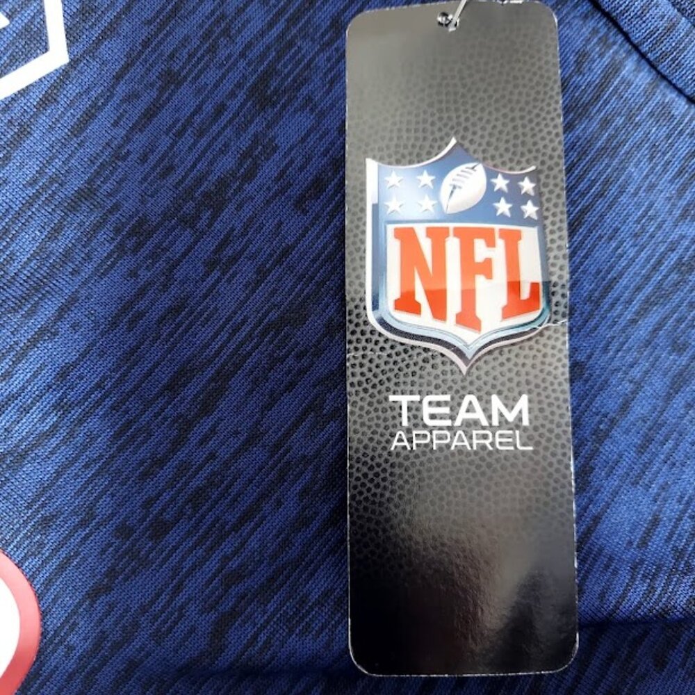 New York Giants NFL‎ Team Apparel Hoodie Med Blue New Pullover $85 - Picture 5 of 8